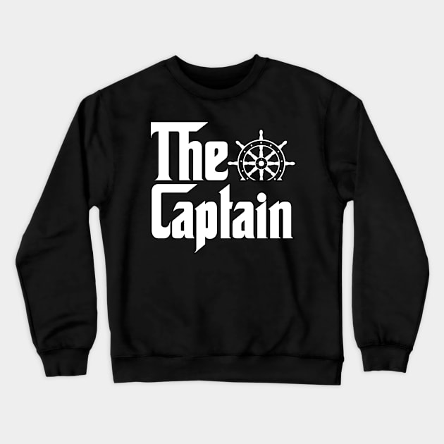 The captain job gifts for father mother . Perfect present for mother dad friend him or her Crewneck Sweatshirt by SerenityByAlex